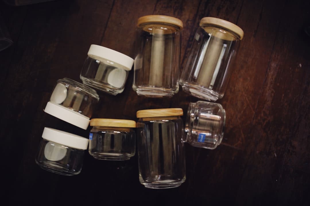 Glass Storage Jar Set